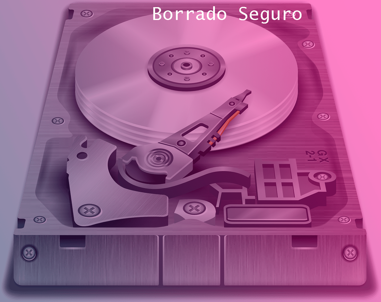 ELIMINA LA INFORMACIÓN GRABADA EN HARDWARE DE FORMA PERMANENTE